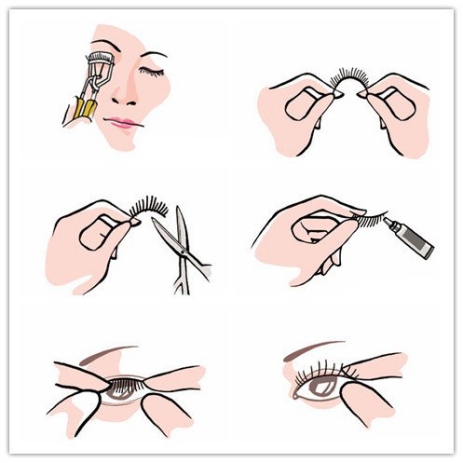 -steps-to-apply-strip-false-eyelashes